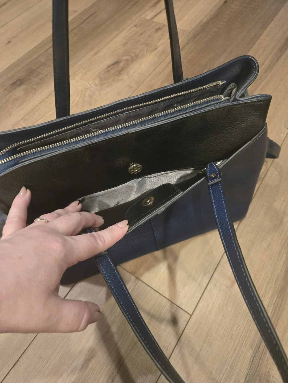 Nobel Navy Office Laptop Travel Bag